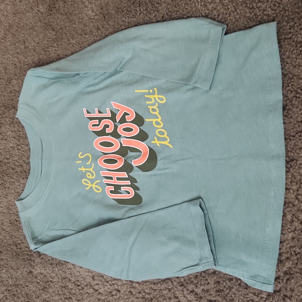 Cat & Jack - "Let's choose joy" long sleeve shirt Size 18M